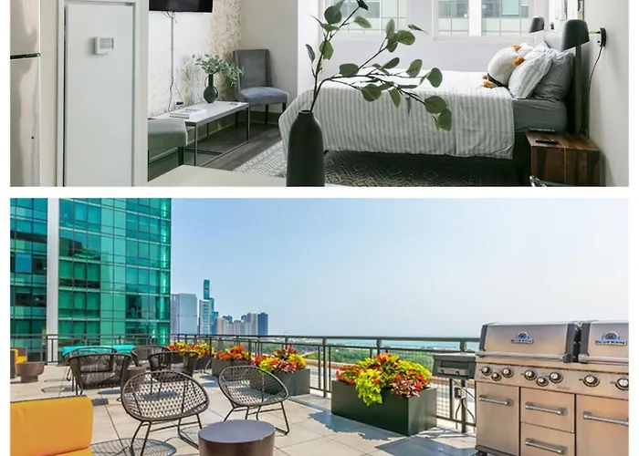 Mich Ave Downtown Penthouse - Rooftop Gym #8
